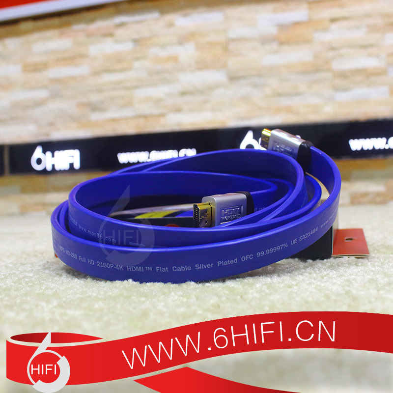 臺灣 MPS HD-280 HDMI線 5N無氧銅鍍銀24AWG HDMI線 支持3D/4K 216P高清數據線【全新行貨】