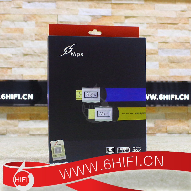 臺灣 MPS HD-280 HDMI線 5N無氧銅鍍銀24AWG HDMI線 支持3D/4K 216P高清數據線【全新行貨】