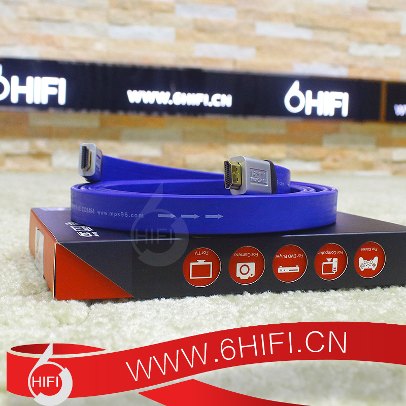 臺灣 MPS HD-280 HDMI線 5N無氧銅鍍銀24AWG HDMI線 支持3D/4K 216P高清數據線【全新行貨】