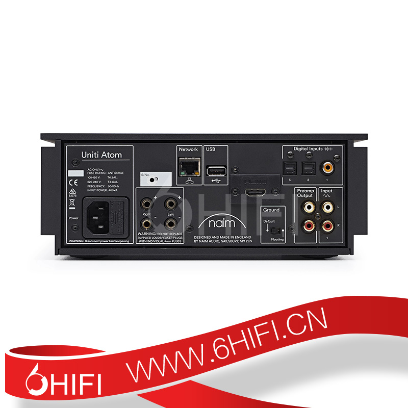 茗Naim uniti Atom 藍牙wifi數碼串流播放器 功放 一體機 帶HDMI口【全新行貨】