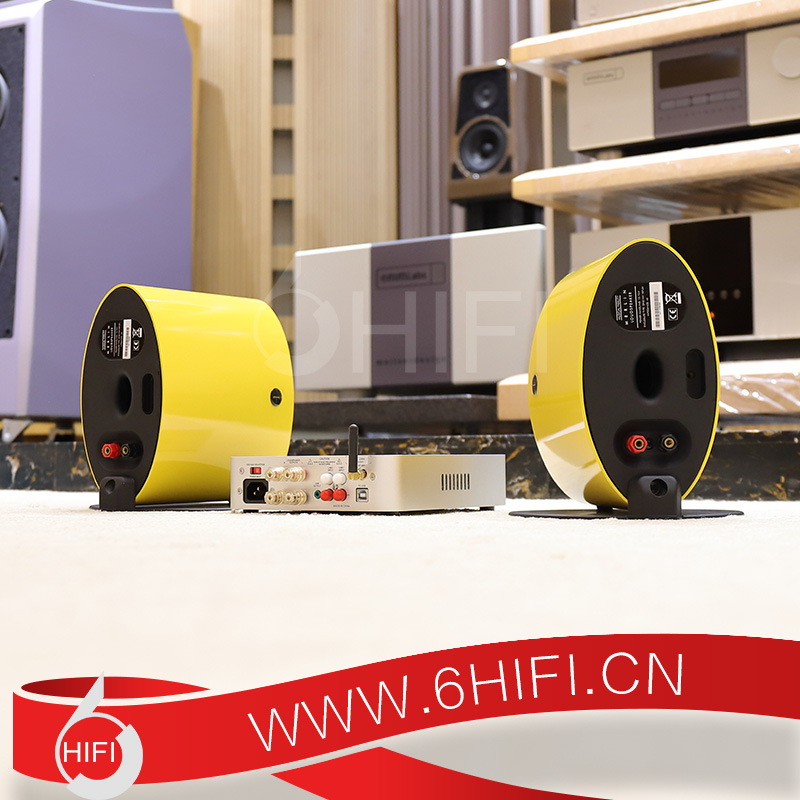 音樂傳真Musical Fidelity Merlin 1 梅林音箱 黃色+錦派JPAudio PA-89B 藍牙5.1 帶USB功放【超值組合】