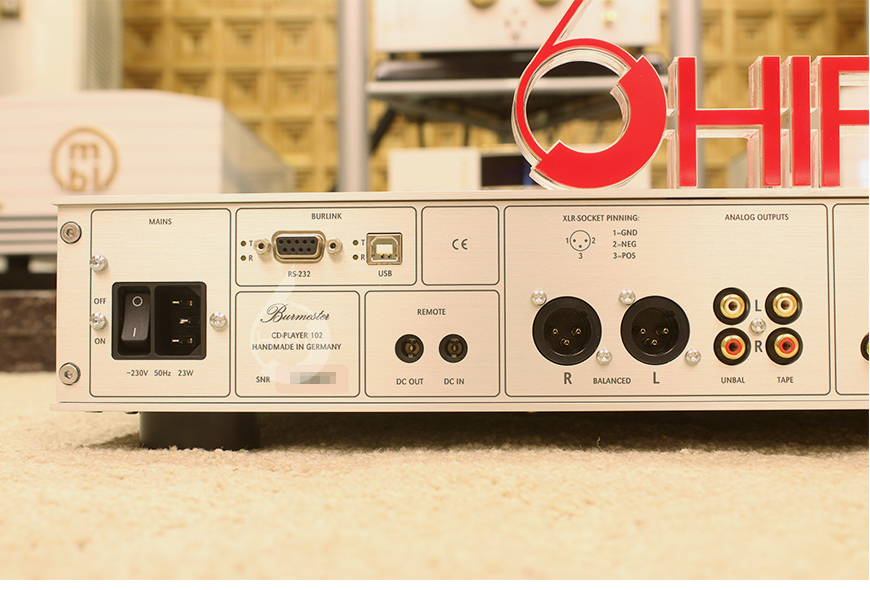 柏林之聲102,Burmester 102,柏林之聲CD播放器