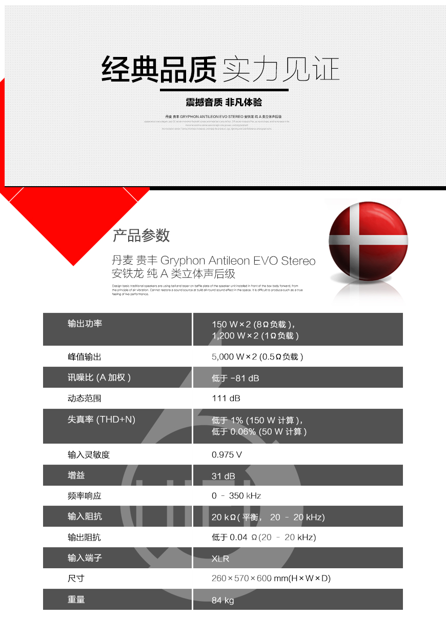 Gryphon Antileon EVO Stereo,丹麥貴豐Gryphon Antileon EVO Stereo 純A類立體聲后級,丹麥貴豐Gryphon HIFI后級