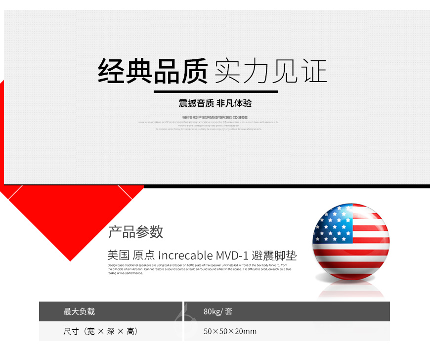 Increcable MVD-1,原點 MVD-1避震墊