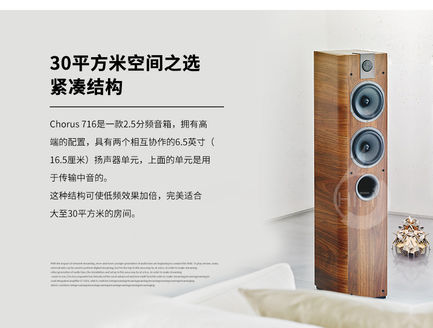 勁浪Chorus 716,Focal Chorus 716,勁浪音箱