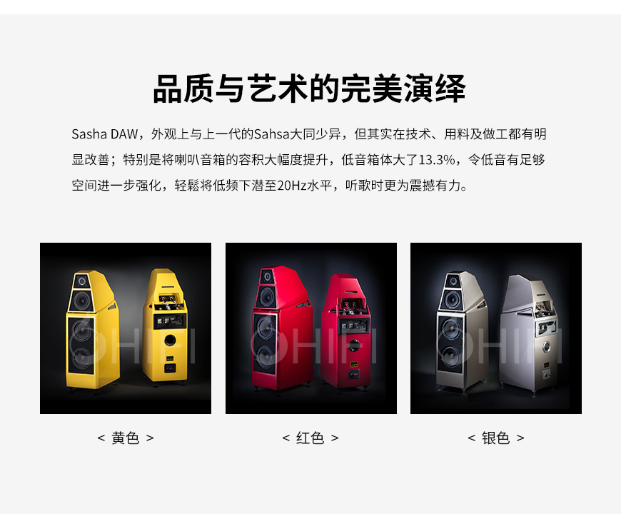 威信 Sasha DAW,Wilson Audio Sasha DAW,威信音箱
