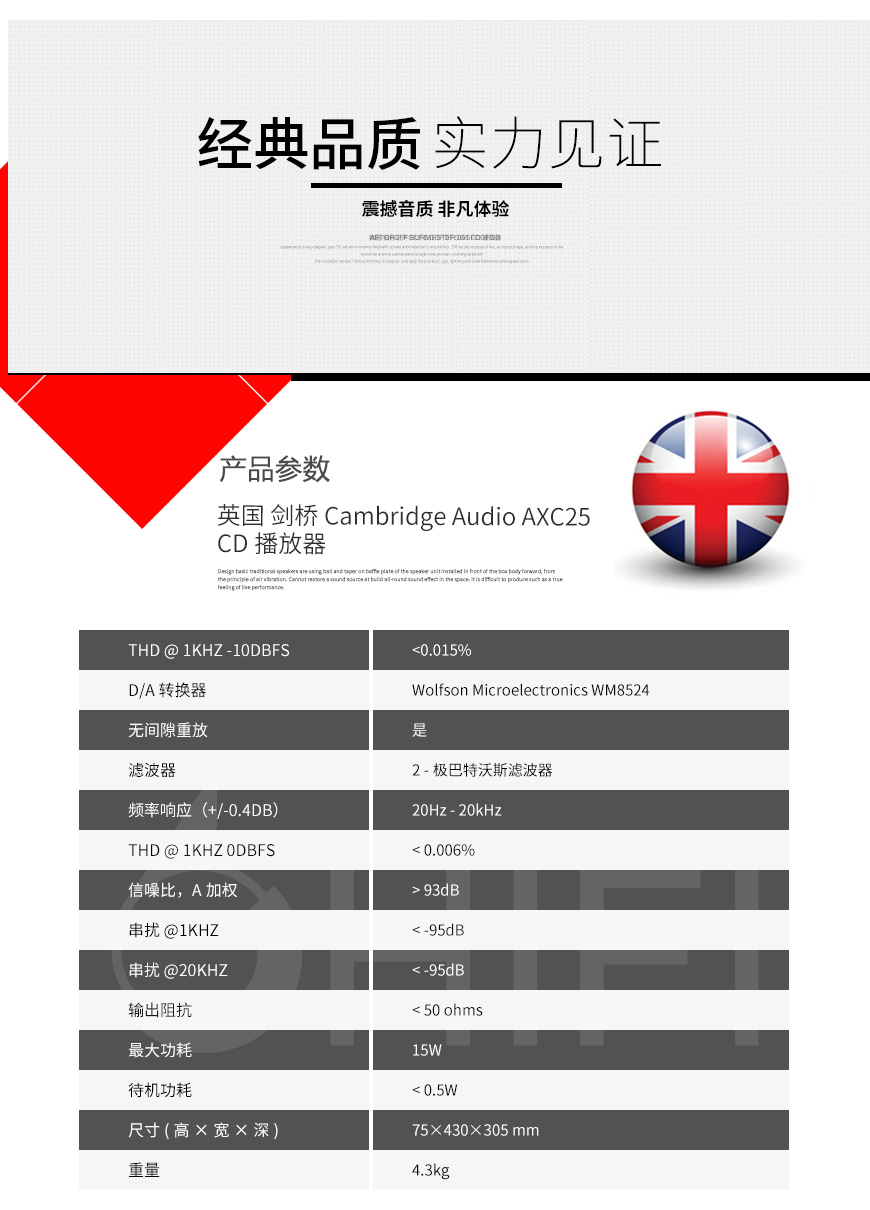 英國 劍橋 Cambridge Audio AXC25 CD播放器,?劍橋 AXC25 CD播放器,英國 Cambridge Audio CD播放器,英國 劍橋