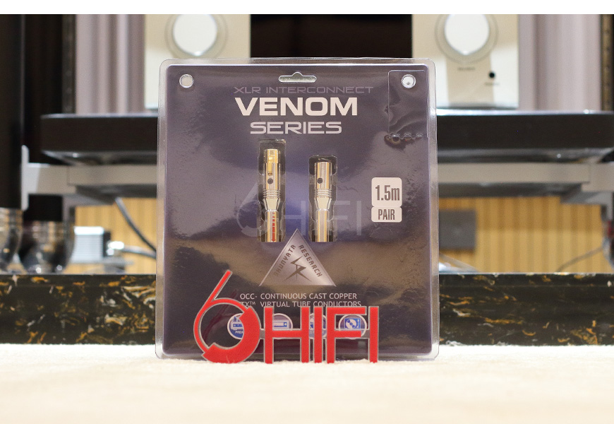 美國 蛇皇 Shunyata Research VENOM XLR 平衡信號線,蛇皇 VENOM XLR 平衡信號線,美國 Shunyata Research VENOM XLR,美國 蛇皇