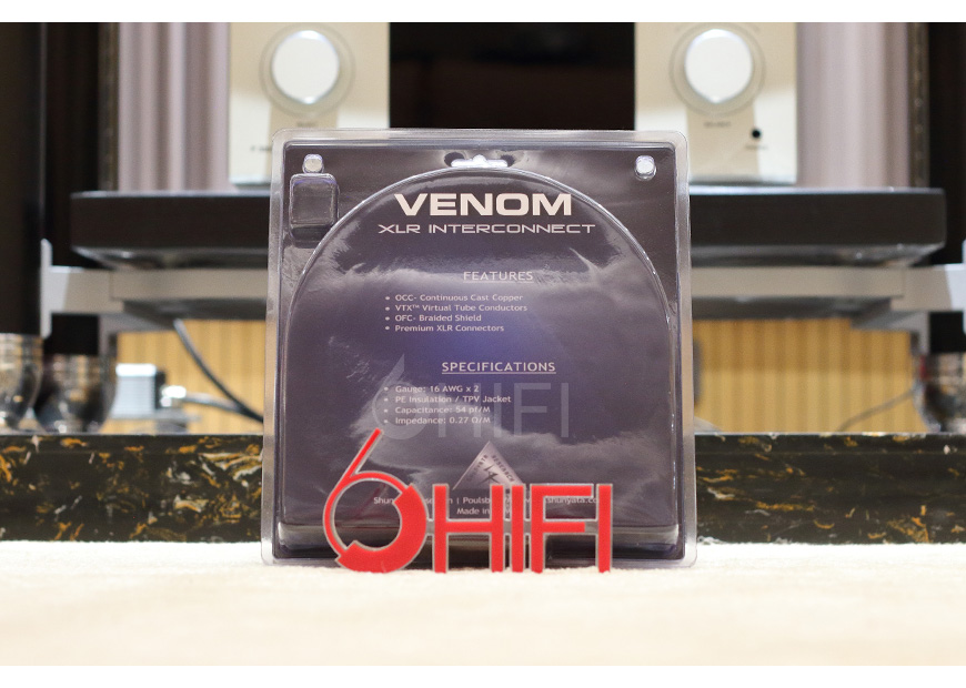 美國 蛇皇 Shunyata Research VENOM XLR 平衡信號線,蛇皇 VENOM XLR 平衡信號線,美國 Shunyata Research VENOM XLR,美國 蛇皇