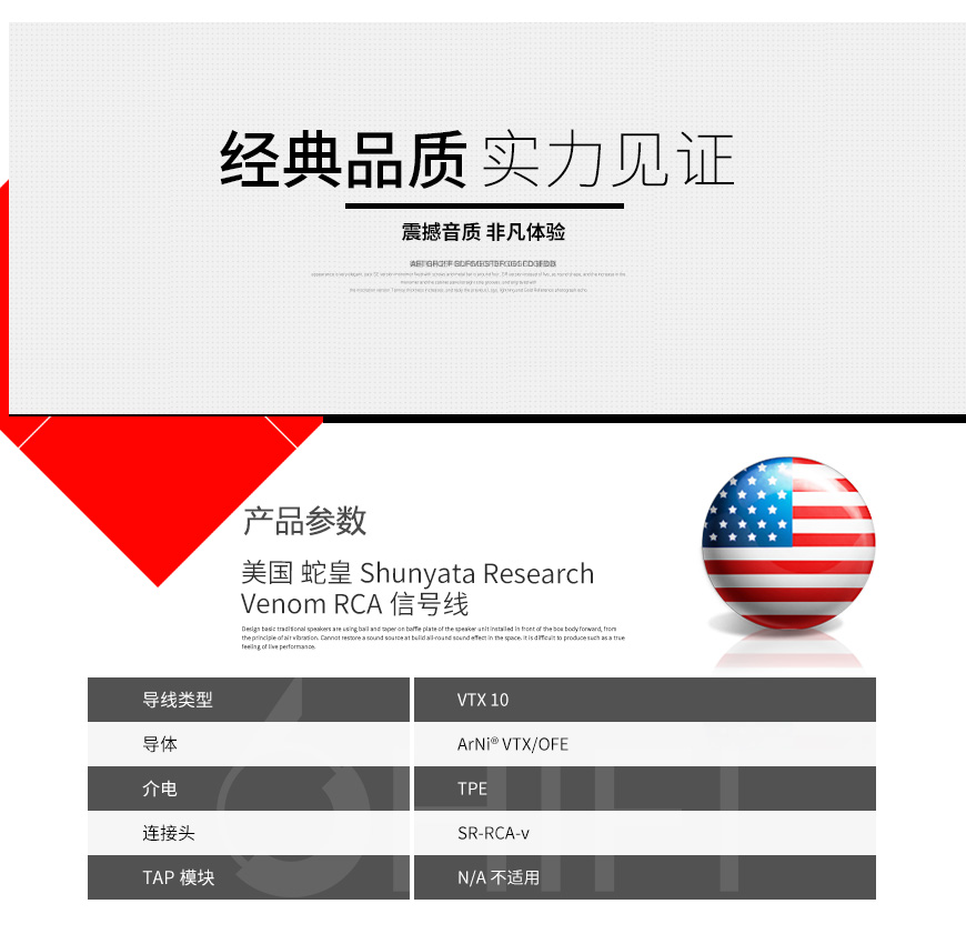 美國 蛇皇 Shunyata Research Venom RCA信號線,蛇皇 Venom RCA信號線,美國 Shunyata Research Venom,美國 蛇皇