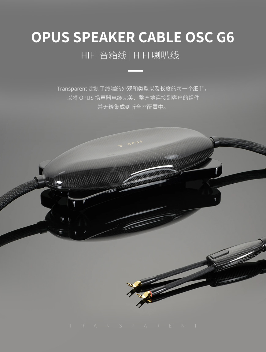 美國 Transparent 天仙配 OPUS Speaker Cable OSC G6 音箱線