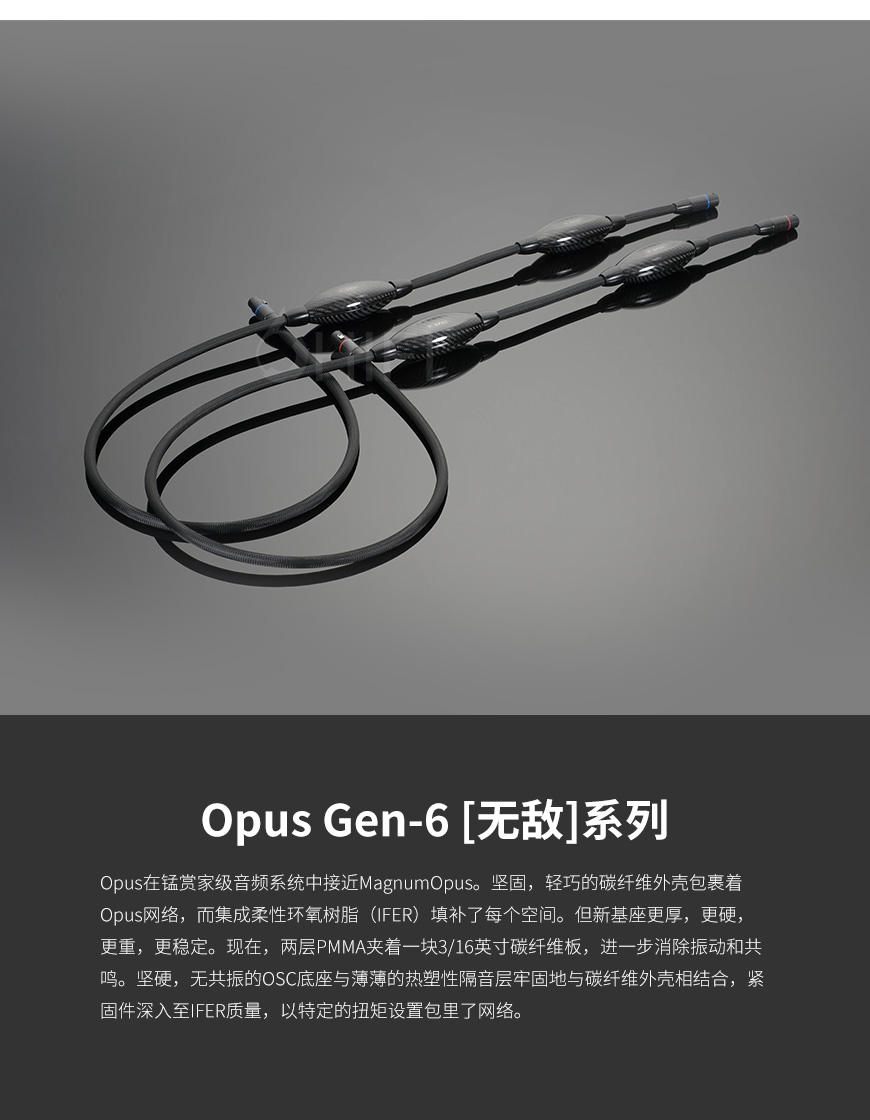 美國 天仙配Transparent Balance Opus OBL G6 平衡信號線