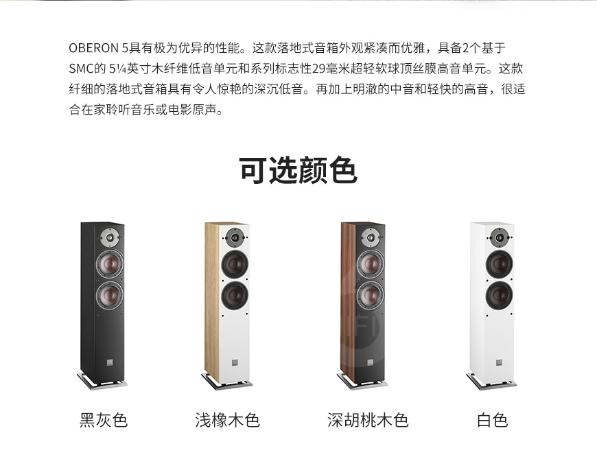 丹麥,達尼DALI,達尼,DALI,OBERON博睿 5,OBERON,博睿 5,落地箱