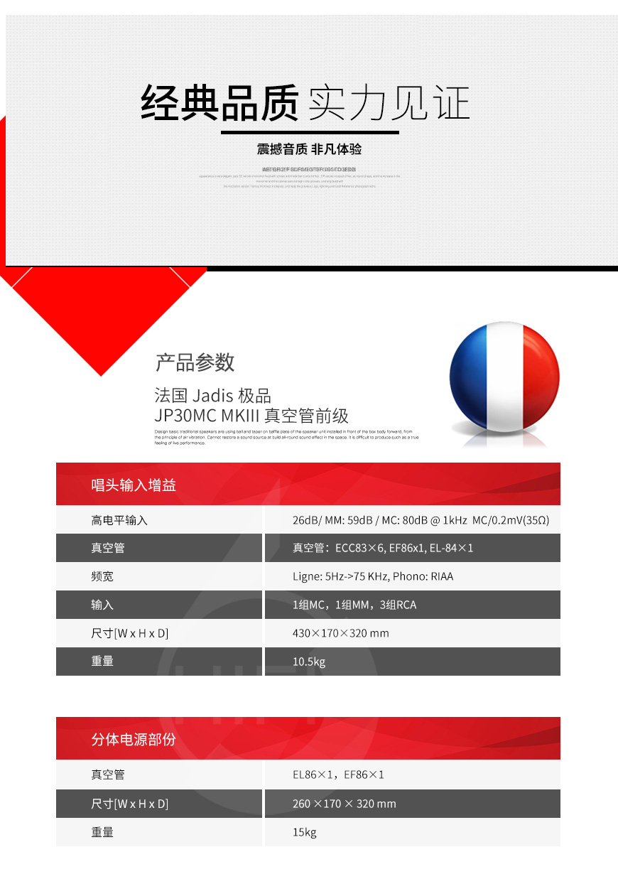 法國,Jadis極品,Jadis,極品,JP30MC MKIII,JP30MC,真空管前級,真空管,前級,功放
