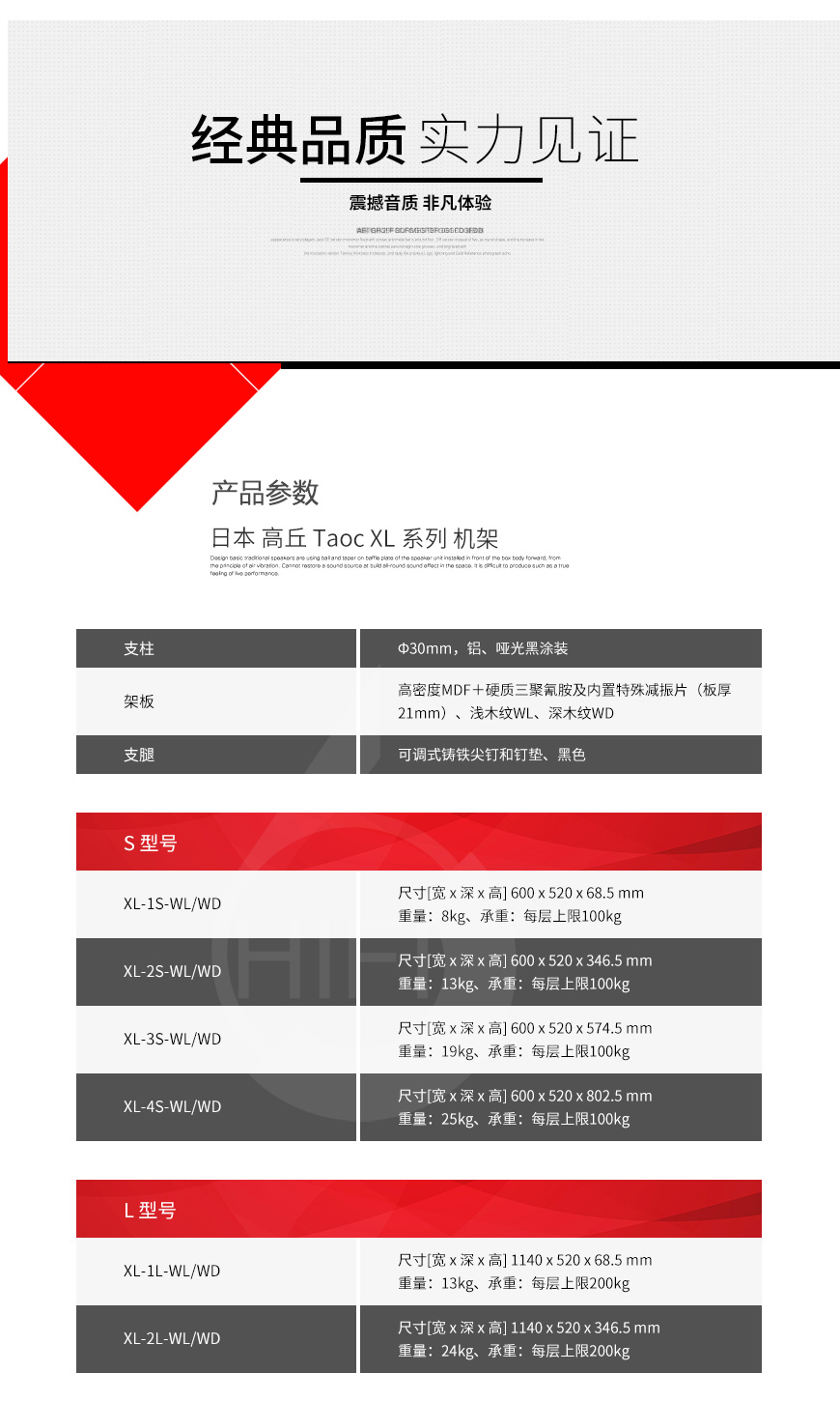 日本,高丘,Taoc,XL系列,機架