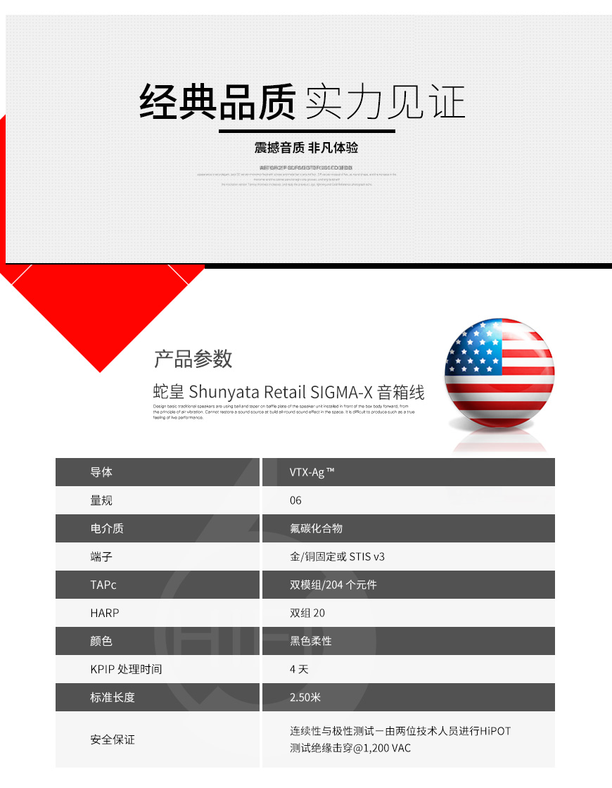 美國 蛇皇,Shunyata Retail,線材